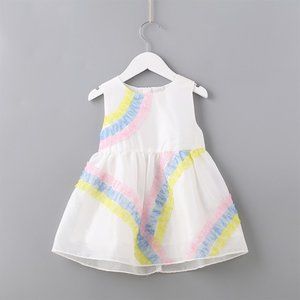 LIMITED EDITION SLEEVELESS RAINBOW DRESS